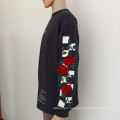 2021 Autumn wholesale fashion men embroidery long sleeve T shirt O neck sweatshirt